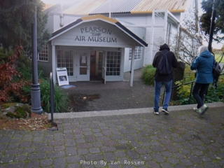 Heading into Pearson Air Museum