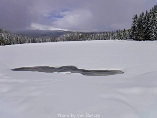 Trillian Lake and thin ice