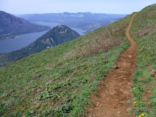 Trail across the top