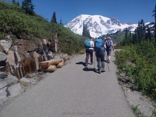 Off to see a waterfall on Edith Creek
