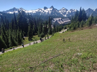 Paradise Lodge and the Tatoosh Range