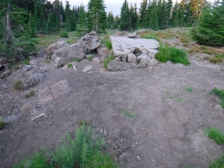 Only part of the Chimney is left