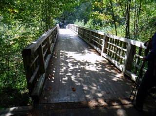 Going over the Salmon Bridge