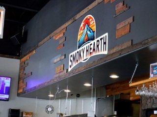 Lunch was at the Smoky Hearth