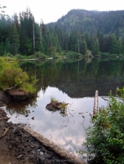 Burnt Lake, no wind today