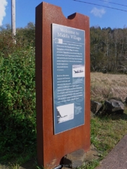 Sign at Middle Village & Station Camp