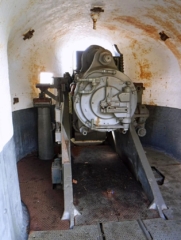 Historic gun still in place