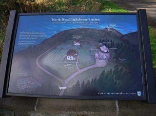 Map of North Head Lighthouse Station grounds