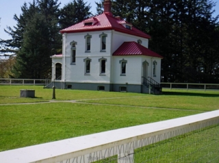 One of the lighthouse keepers houses now a rental