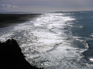 There are some great coastal views from the lighthouse
