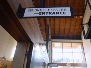 Heading into Bridgewater Bistro for lunch