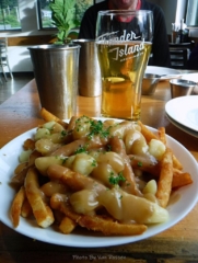 I did Poutine and an IPA for my meal