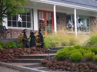 We found some interesting lawn art