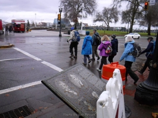 Tom leading out to Tom McCall Waterfront Park