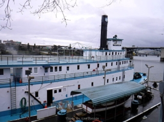 Walking a long the waterfront we past by the steam tug Portland
