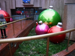 We grow big trees out here so you need ornaments that fit