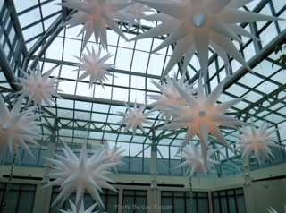 Nice display in the atrium of Pioneer Place