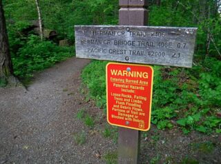 Starting at Herman Creek Parking lot