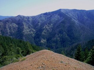 Looking across to Nick Eaton Ridge
