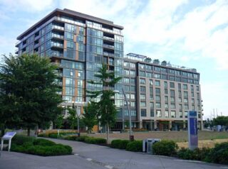 The Springs at the waterfront is the largest building so far