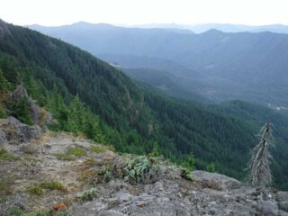 On a clear day this spot would have nice views