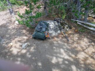 Had lunch on comfortable rock