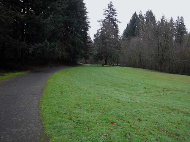 Starting on the Brunt Bridge Creek Greenway Trail