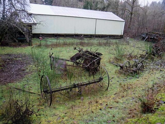 A remembrance that this had been farm land