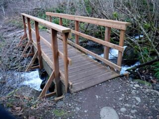 A new bridge in since the last time I hiked this