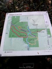 There are mapped sign post at every major junction