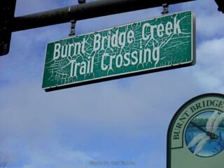 The sign that shows how it was during the pandemic