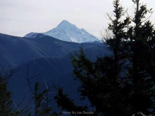 A clear view of Mt. Hood