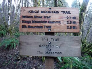 Heading to Kings Mountain Summit