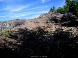 Breaking out into the last bit to the summit