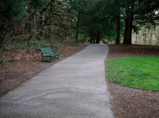 Back on hard surface trail