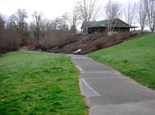 Trail be hind River House