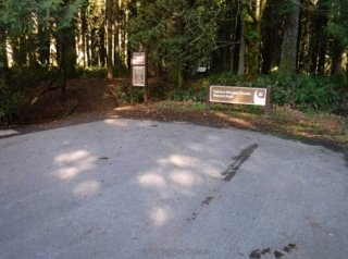Entry into Salmon-Morgan Creeks Natural Area