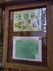 Info signs about the area