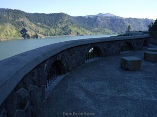 The West side viewpoint at the new Mitchell Point Tunnel