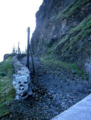 Remains of the original road