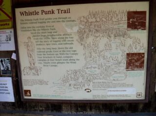 This sign was from when this was a very informative area