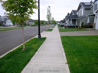 Going through the neighborhood