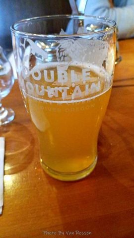 We went to Double Mountain for lunch