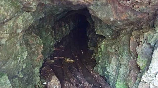 The mine is flooded now